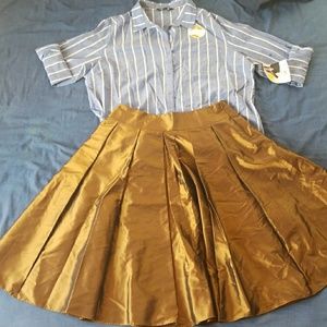 Pure silk Talbots skirt